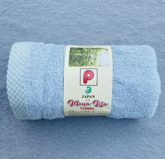 Khăn mặt sợi tre xuất Nhật, màu xanh (28x50cm)