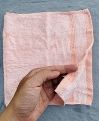 Khăn mặt sợi tre xuất Nhật, màu hồng (28x50cm)
