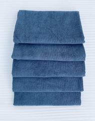 Khăn tắm cotton xuất dư màu xanh Navi đậm (70*140)
