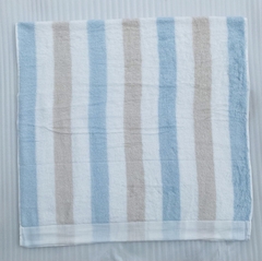 Khăn tắm kẻ sọc xanh dương Songwol xuất Nhật dư (60x120cm)