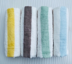 Khăn tắm kẻ sọc vàng Songwol xuất Nhật dư (60x120cm)