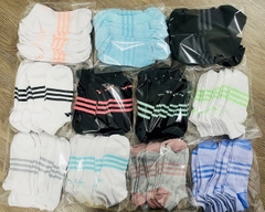 Tất Adidas xuất dư cổ thấp, SET 5 (SZ 37-39)