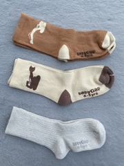 Tất cổ ngắn bé gái, bé trai xuất dư baby Gap 4-5 tuổi, set 3