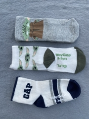 Tất cổ dài bé gái xuất dư baby Gap 6-12 tháng, set 3