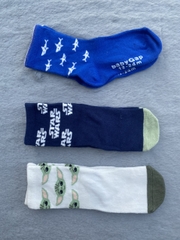 Tất cổ dài bé gái xuất dư baby Gap 6-12 tháng, set 3
