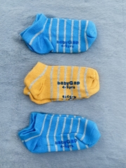 Tất cổ ngắn bé gái xuất dư baby Gap 1-2 tuổi, set 3