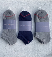 Tất Tommy cotton mềm, lót bông Set 3