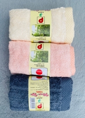 Khăn mặt sợi tre xuất Nhật (28x50cm), Set 3