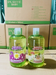 (chính hãng) SỮA TẮM GỘI PURITÉ BABY 500ML