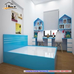 Mẫu Bàn Học Cho Bé Đẹp Rẻ Home 3D