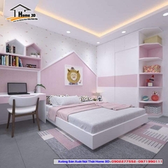 Mẫu Bàn Học Cho Bé Đẹp Rẻ Home 3D