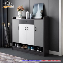 Mẫu Tủ Giày Dép Gỗ Đẹp Rẻ Home 3D