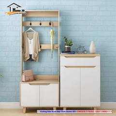 Mẫu Tủ Giày Dép Gỗ Đẹp Rẻ Home 3D