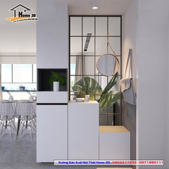 Mẫu Tủ Giày Dép Gỗ Đẹp Rẻ Home 3D