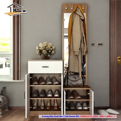 Mẫu Tủ Giày Dép Gỗ Đẹp Rẻ Home 3D