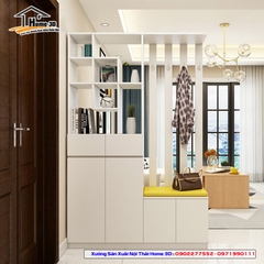 Mẫu Tủ Giày Dép Gỗ Đẹp Rẻ Home 3D