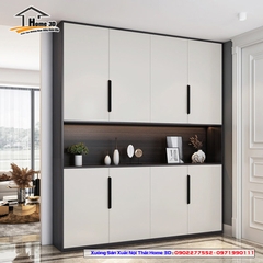 Mẫu Tủ Giày Dép Gỗ Đẹp Rẻ Home 3D