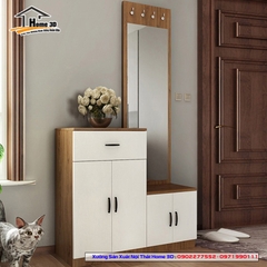 Mẫu Tủ Giày Dép Gỗ Đẹp Rẻ Home 3D