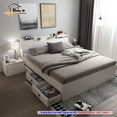 Mẫu Giường Ngủ Đẹp Hiện Đại Home 3D
