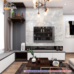 Mẫu Kệ Đê Tivi Phòng Khách Home 3D