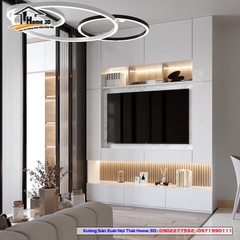 Mẫu Kệ Đê Tivi Phòng Khách Home 3D