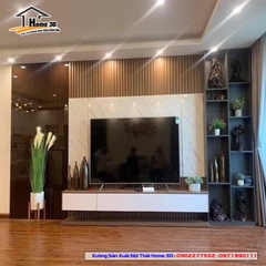 Mẫu Kệ Đê Tivi Phòng Khách Home 3D