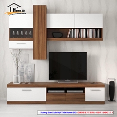 Mẫu Kệ Đê Tivi Phòng Khách Home 3D