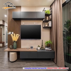 Mẫu Kệ Đê Tivi Phòng Khách Home 3D