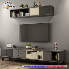 Mẫu Kệ Đê Tivi Phòng Khách Home 3D
