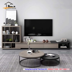 Mẫu Kệ Đê Tivi Phòng Khách Home 3D