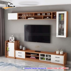 Mẫu Kệ Đê Tivi Phòng Khách Home 3D