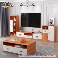 Mẫu Kệ Đê Tivi Phòng Khách Home 3D