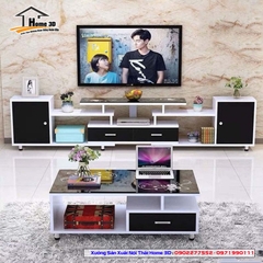 Mẫu Kệ Đê Tivi Phòng Khách Home 3D