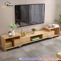 Mẫu Kệ Đê Tivi Phòng Khách Home 3D