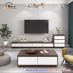 Mẫu Kệ Đê Tivi Phòng Khách Home 3D
