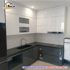 Tủ bếp cánh Acrylic - Thùng MDF giá rẻ