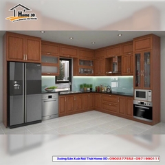 Kinh nghiệm chọn đơn vị thi công tủ bếp gỗ công nghiệp cánh Phun sơn chất lượng
