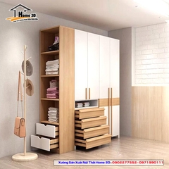 Mẫu Tủ Quần Áo Đẹp Rẻ Home 3D