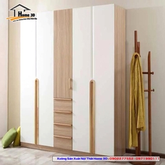 Mẫu Tủ Quần Áo Đẹp Rẻ Home 3D