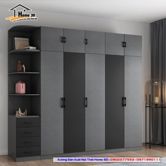 Mẫu Tủ Quần Áo Đẹp Rẻ Home 3D