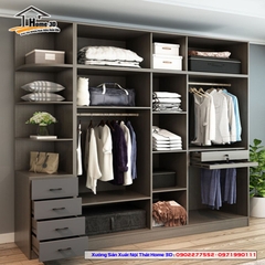 Mẫu Tủ Quần Áo Đẹp Rẻ Home 3D