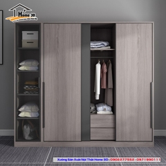 Mẫu Tủ Quần Áo Đẹp Rẻ Home 3D