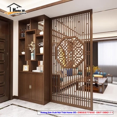 Vách Ngăn Phòng Khách Và Bếp ( Nội Thất Home 3D )