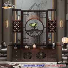 Vách Ngăn Phòng Khách Và Bếp ( Nội Thất Home 3D )