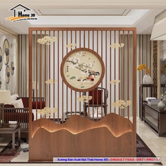 Vách Ngăn Phòng Khách Và Bếp ( Nội Thất Home 3D )