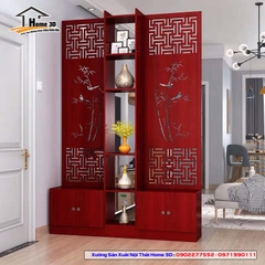 Vách Ngăn Phòng Khách Và Bếp ( Nội Thất Home 3D )