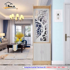 Vách Ngăn Phòng Khách Và Bếp ( Nội Thất Home 3D )