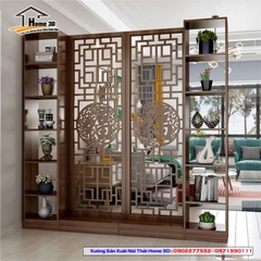 Vách Ngăn Phòng Khách Và Bếp ( Nội Thất Home 3D )