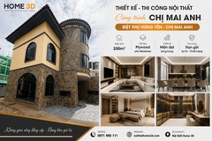 Công Trình Thiết Kế Nội Thất Full Căn BT44KĐT Sơn Nam Plaza, tỉnh Hưng Yên 250M2