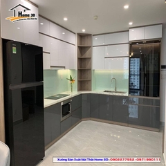 Tủ Bếp Gỗ Công Nghiệp Cánh Laminate